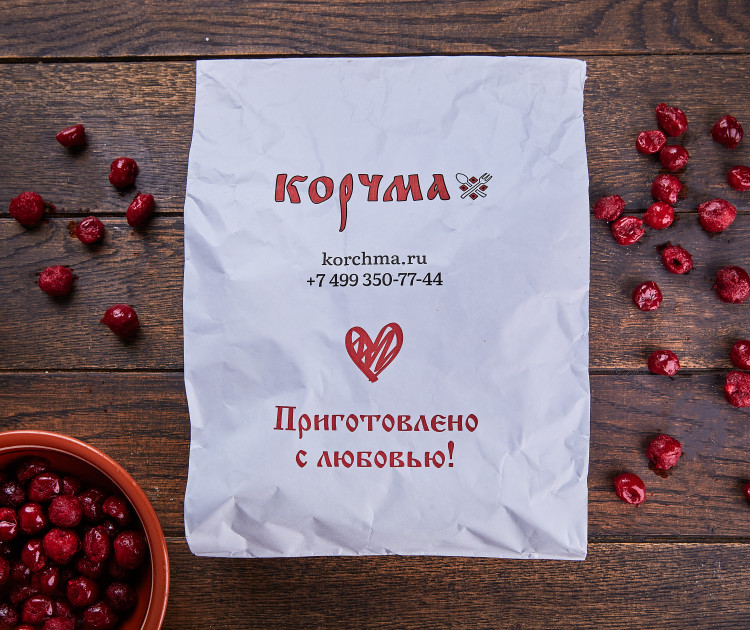 Замороженные вареники с вишней