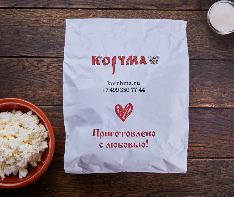 Замороженные вареники со сладким творогом