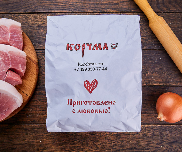 Замороженные пельмени с мясом