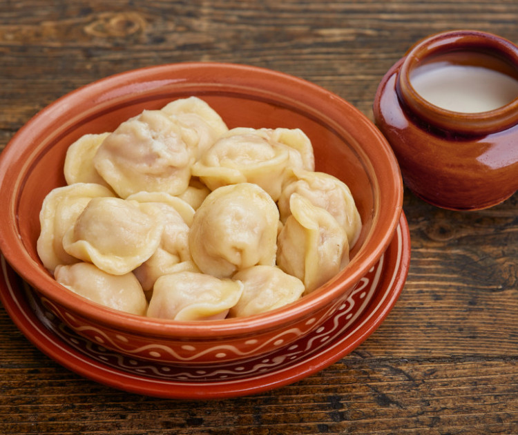 Пельмени с мясом (2 порции)