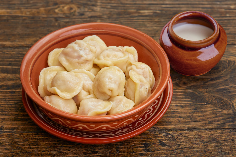 Пельмени с мясом (2 порции)