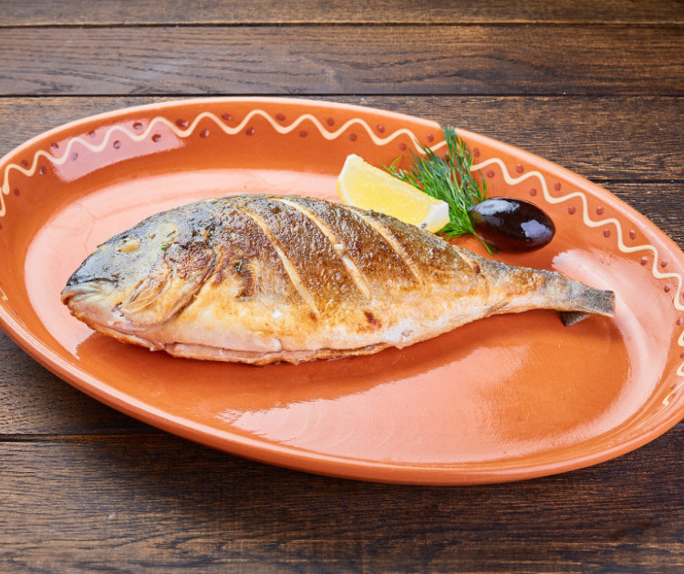 Дорадо жареное