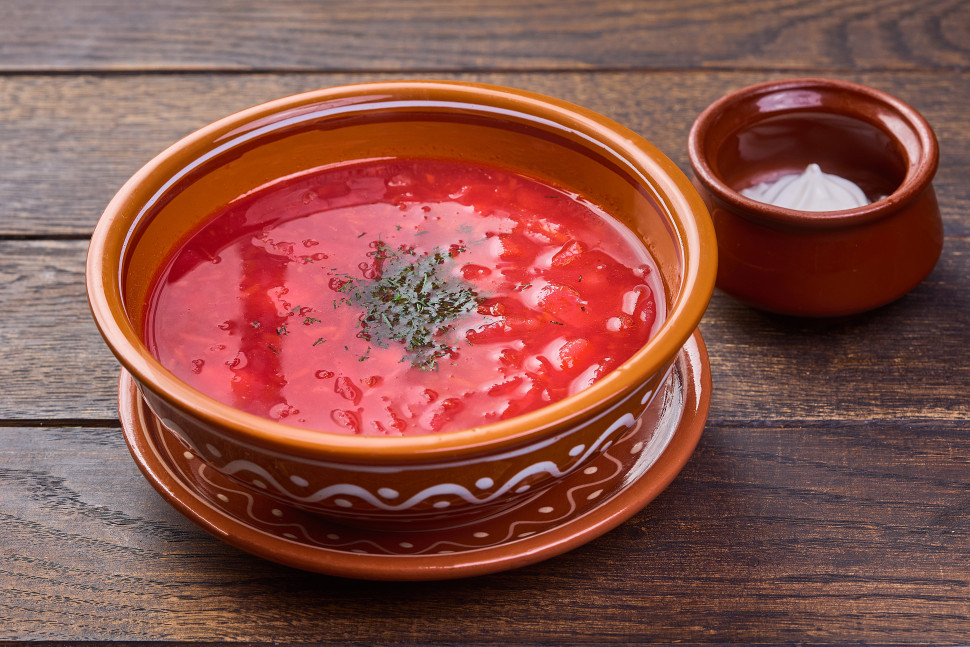 Борщ красный постный