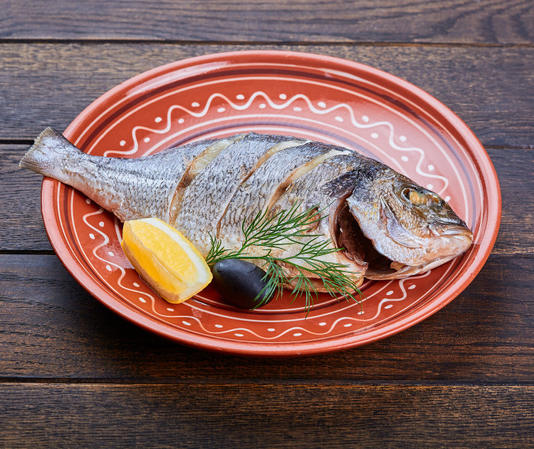 Дорадо на пару