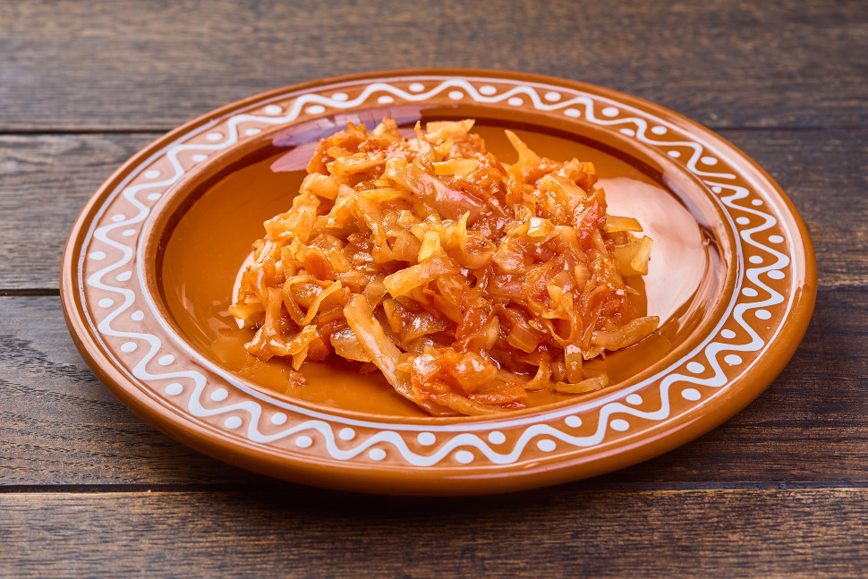 Капуста тушеная 