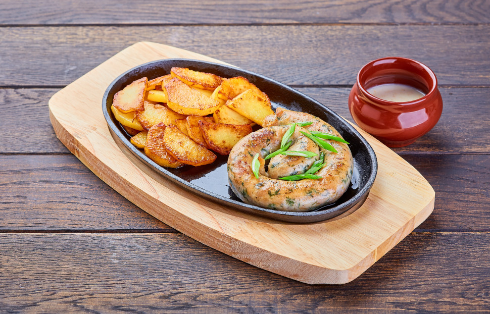 Домашняя колбаса куриная