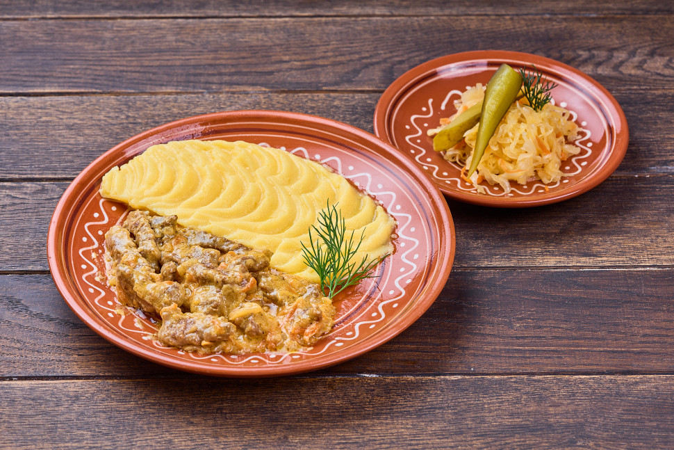 Печень по-домашнему